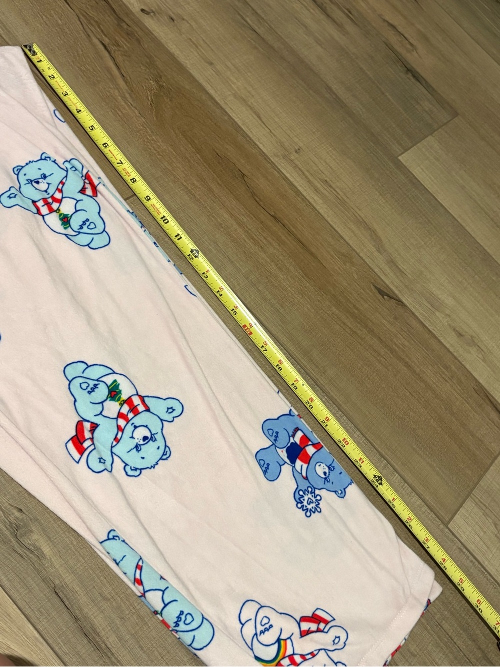 Care Bears‎ Christmas snowflake Pajama Sleep Pants Women Pink size medium - Picture 10 of 10